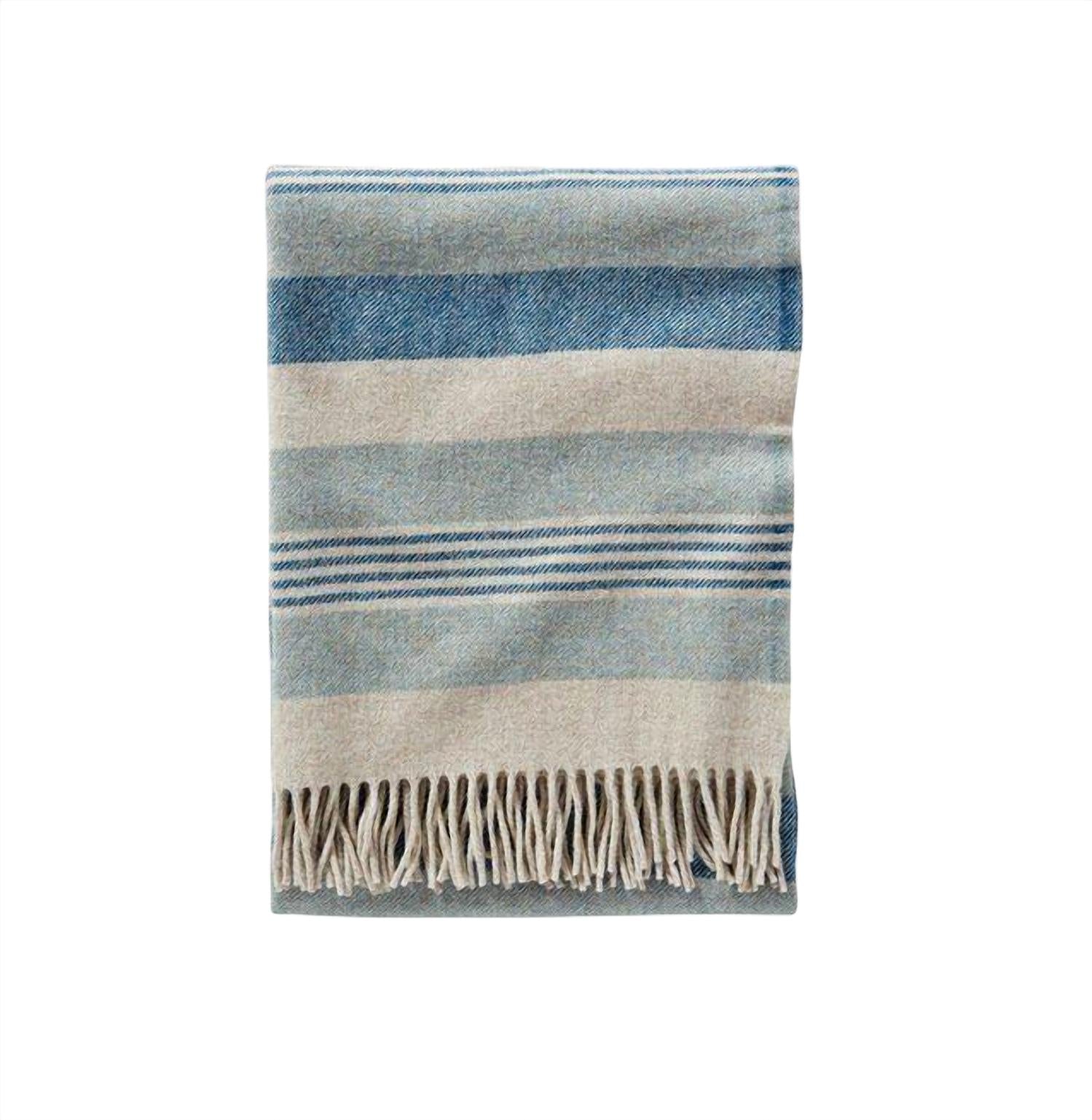 PENDLETON Lambswool Throw in lake morning - item
