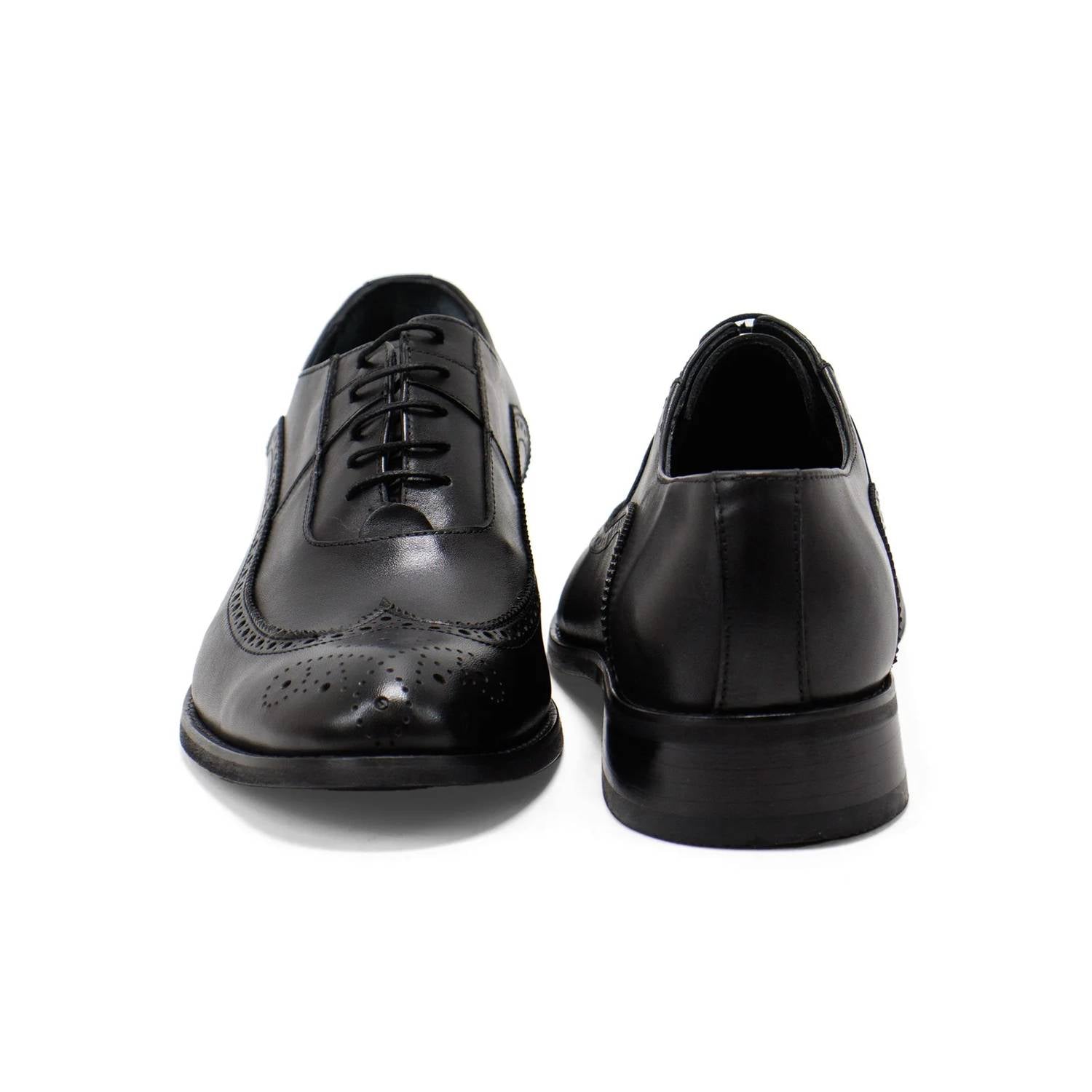 Hakki - Men's Genova Leather Wingtip Oxford Shoes