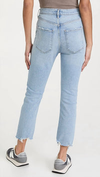 Agolde - Riley High Rise Straight Crop Jeans