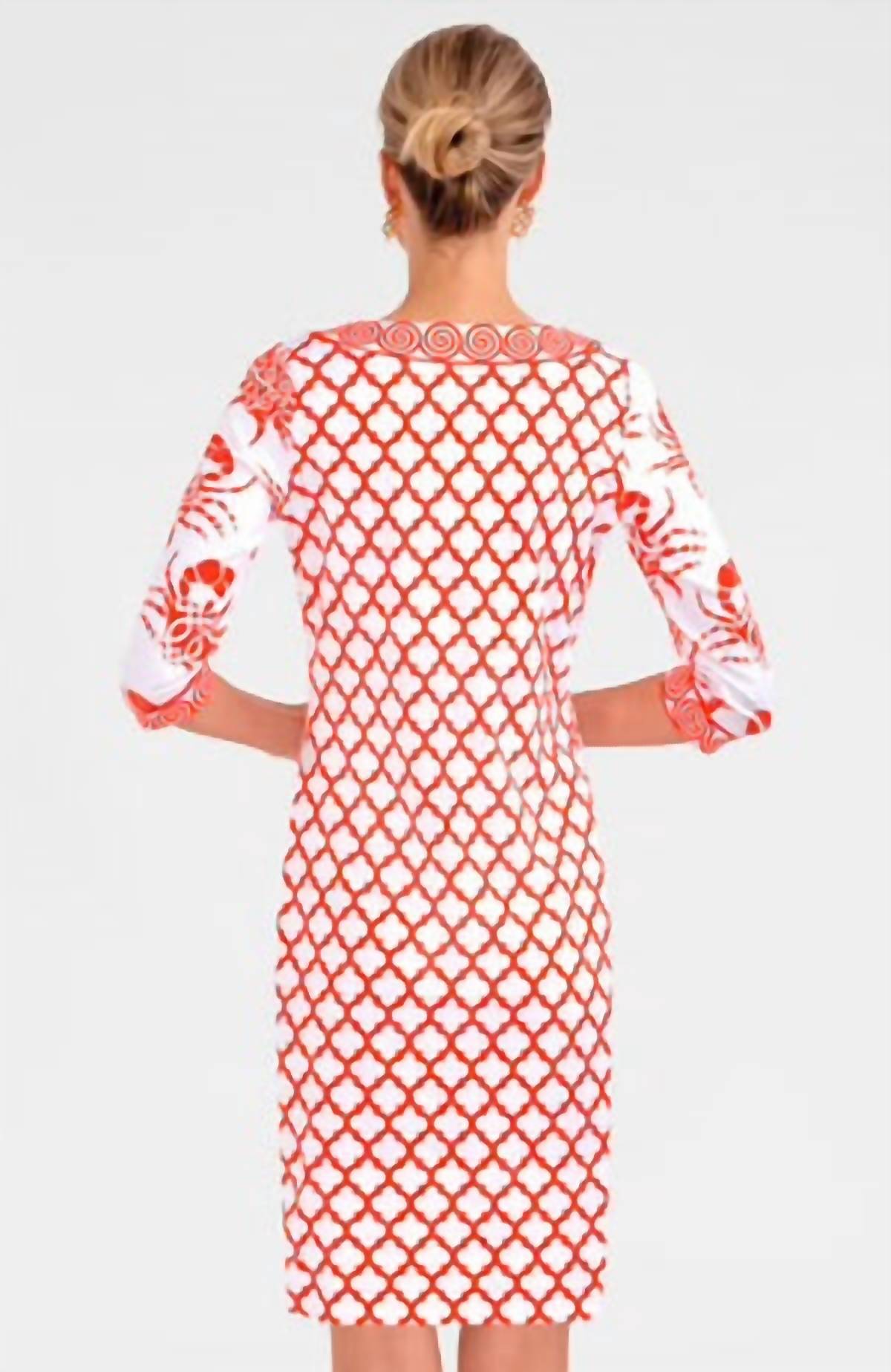 Gretchen Scott - Crab Soup Patterned Mini Dress