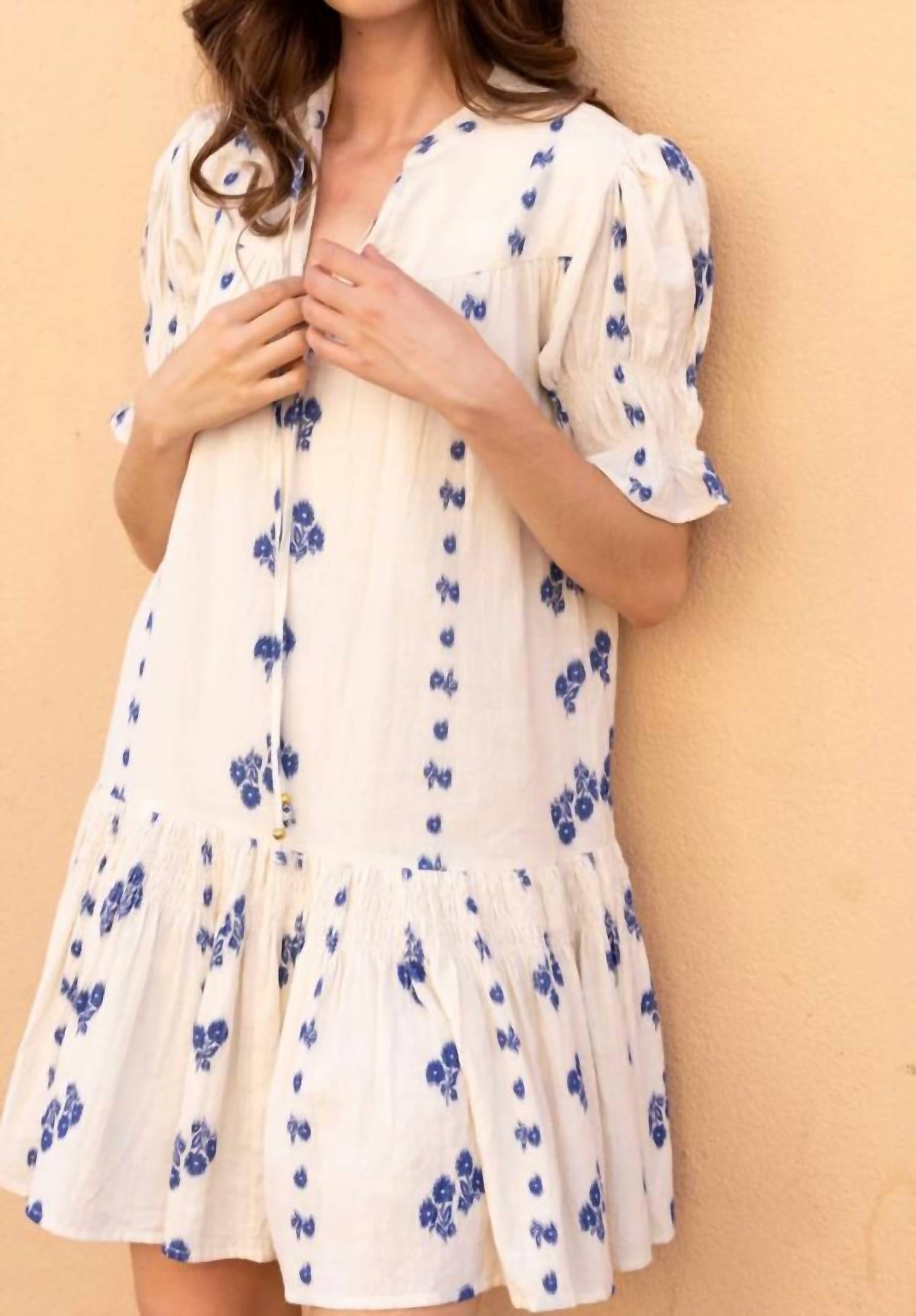 Oliphant - Smocked Drop Mini Dress