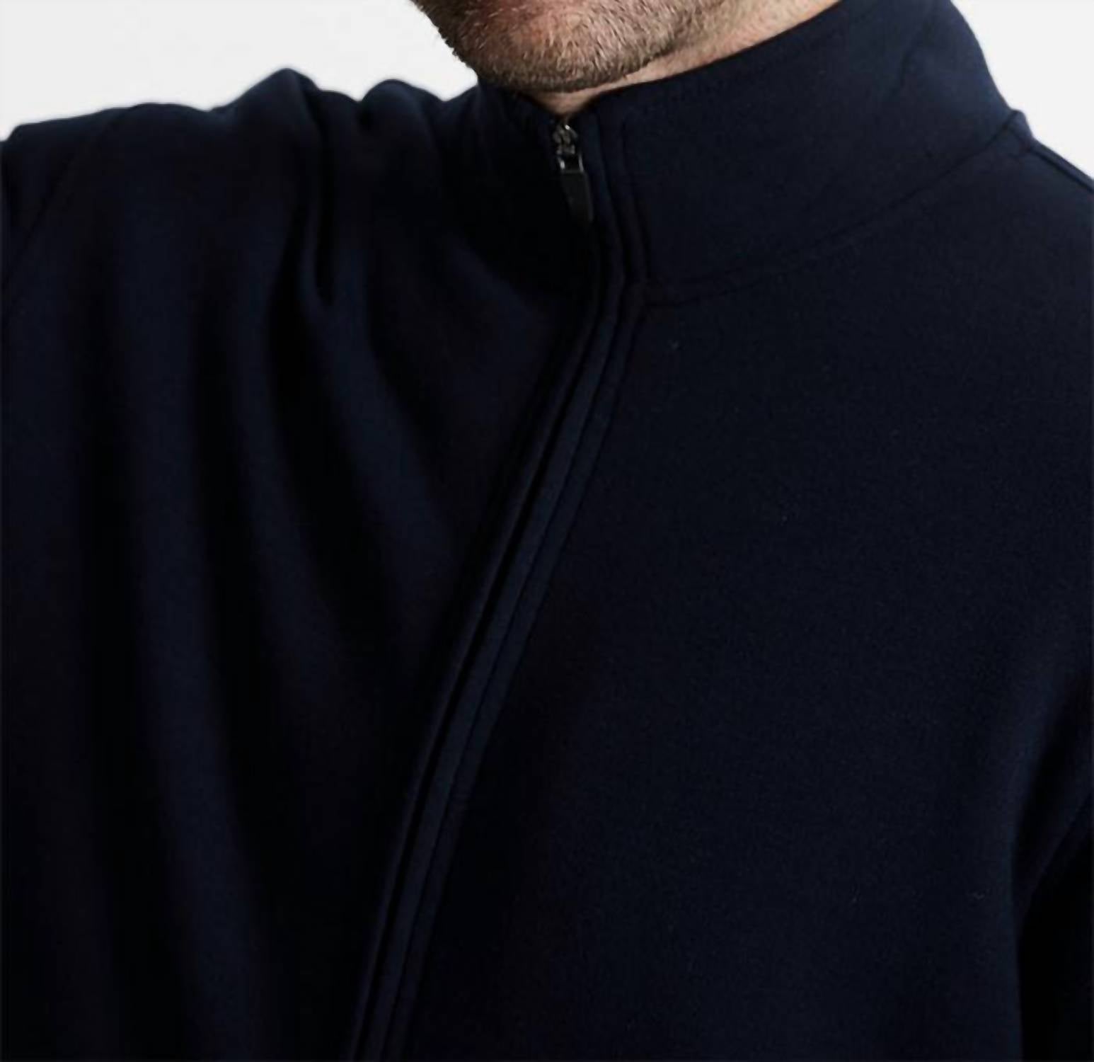 Jachs New York - Soft Touch Fleece Full Zip Sweater