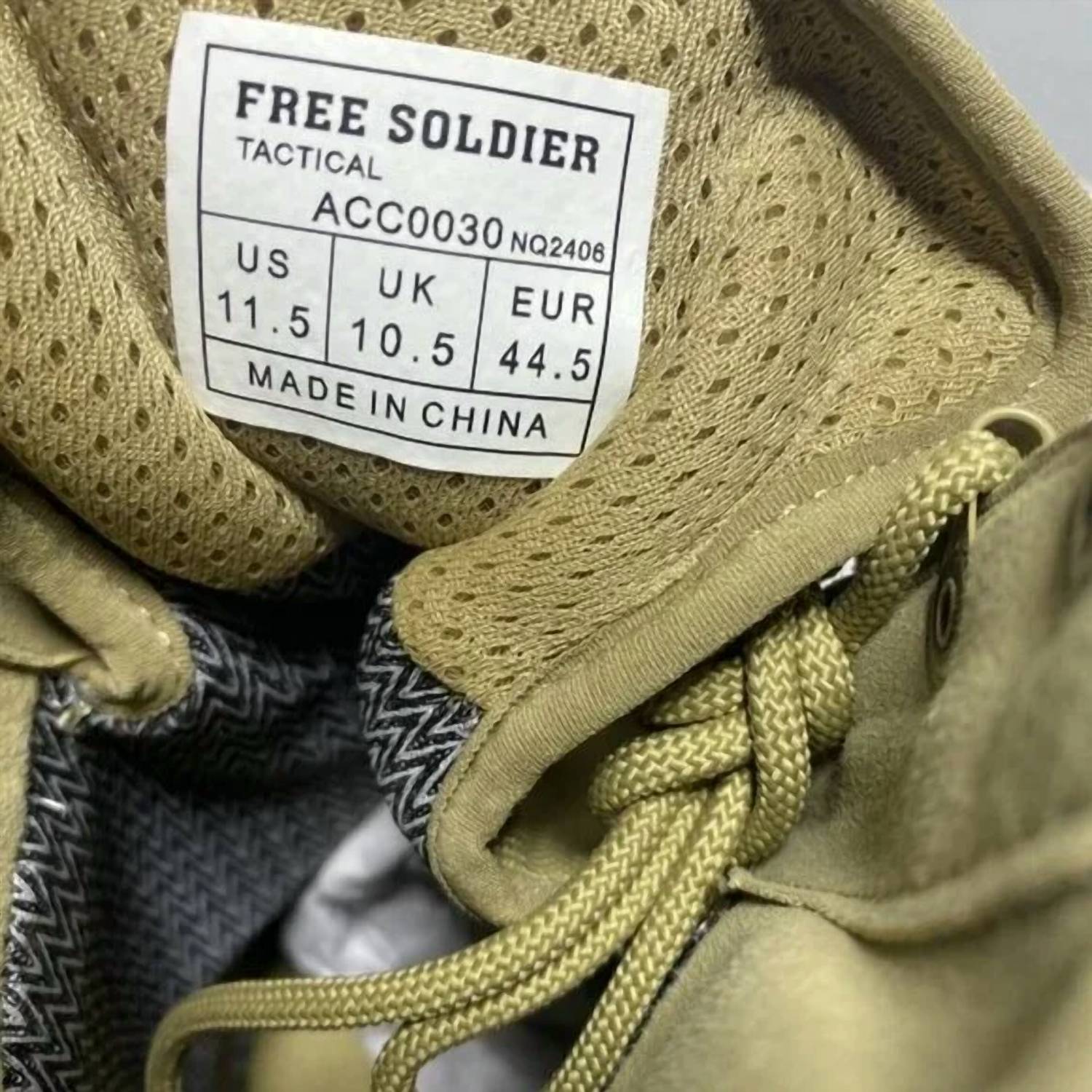 Free Soldier Men's Tactical Lace-up Desert Boots in tan - men's boots - view 5