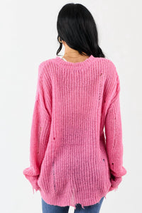 Ee:Some - Lightweight Distressed Sweater