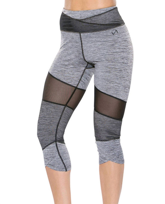 Tlf Apparel - Mesh Panel Brigitte Capri