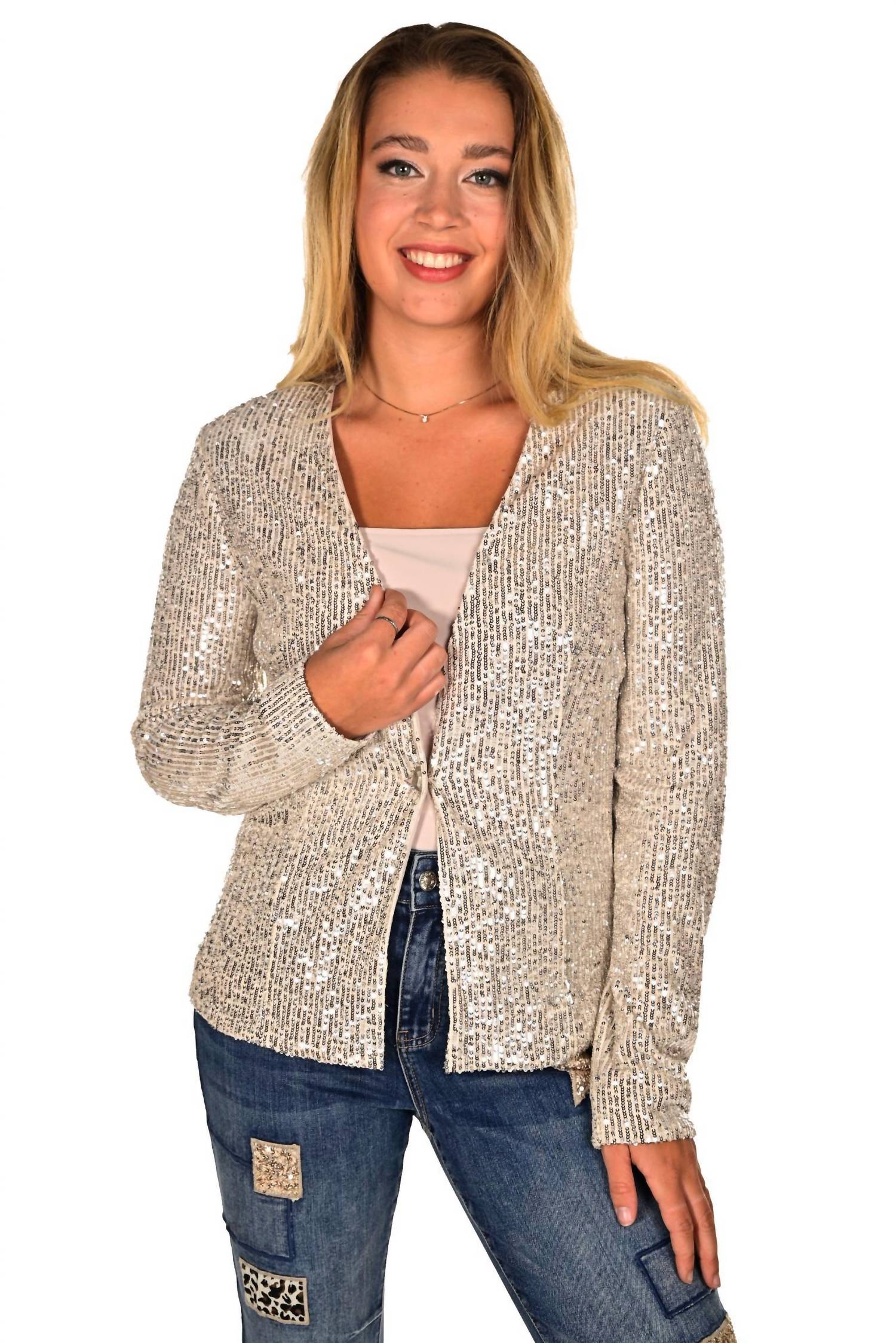 Frank Lyman - Nia Sequin Blazer