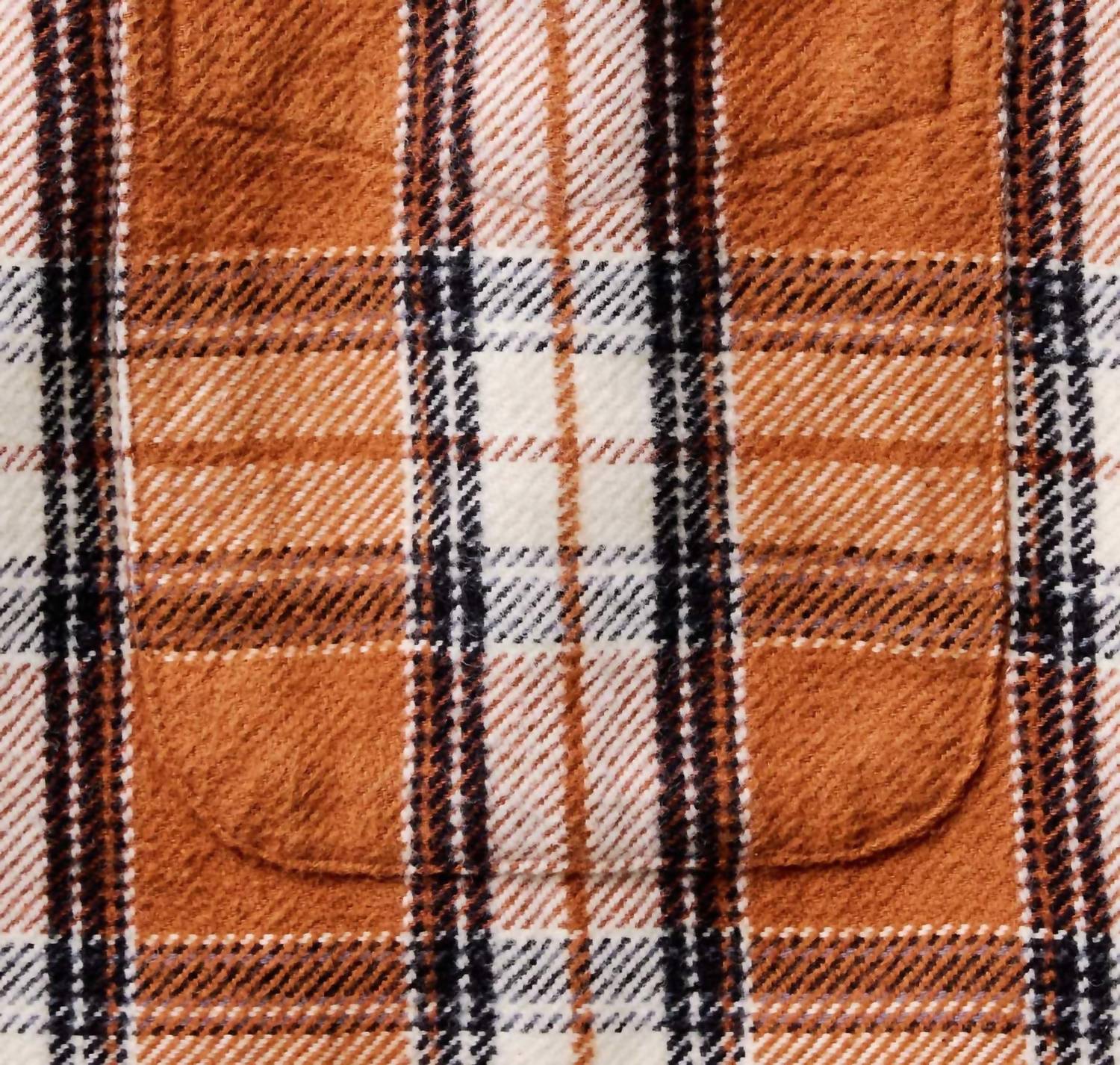 Taylor Stitch Crater Long Sleeve Button Down Shirt in brick plaid - women's shirt - view 4