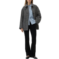 CLOSED Jovanna Flared Velvet Pants in black - women's jeans - detail view