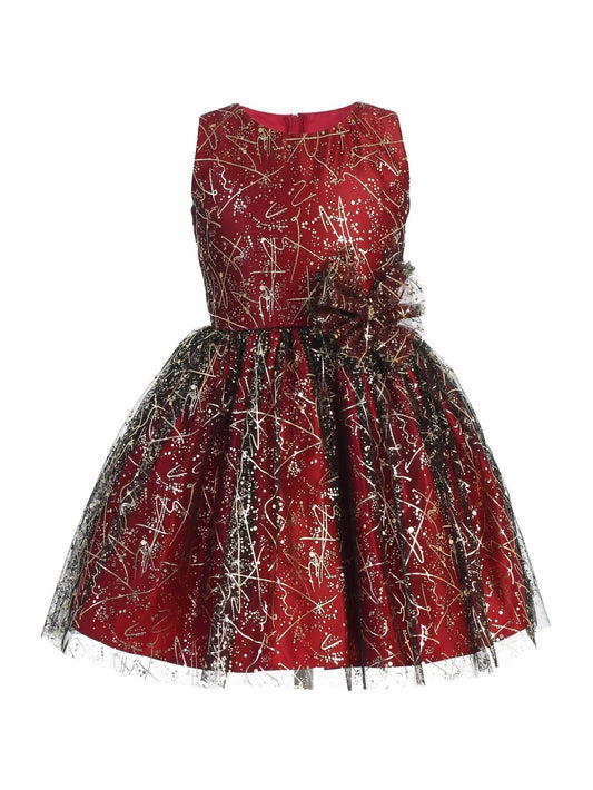 Sweet Kids - Splatter Paint Special Occasion Dress