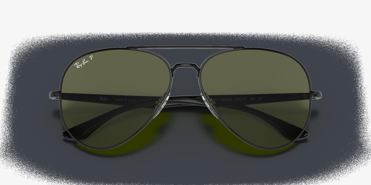 Ray Ban - Pilot Polarized Sunglasses Rb3675 - 002 - 58