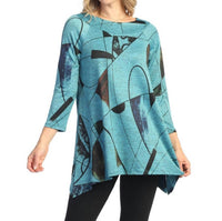 Jess & Jane - Raglan Sleeve Slinky Top