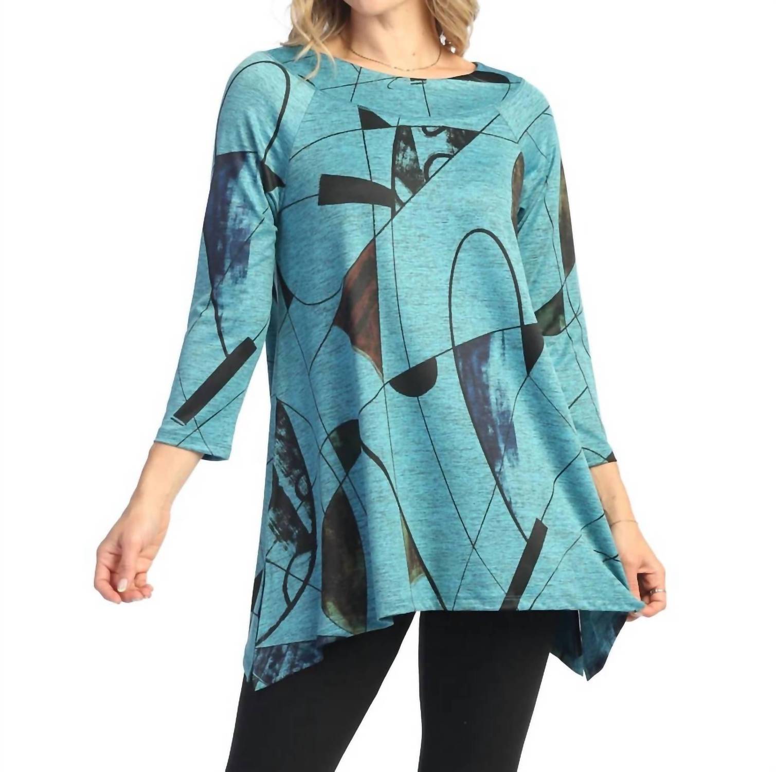 Jess & Jane - Raglan Sleeve Slinky Top