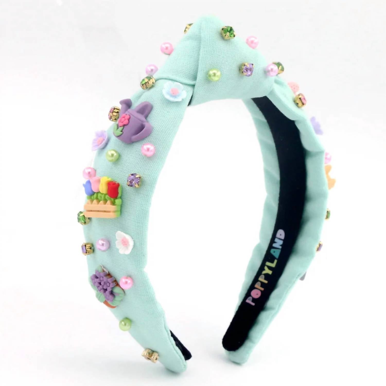 Poppyland Girls Garden Headband in green - kids' accessory