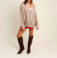Jacquie The Label - Clara V-neck Cardigan