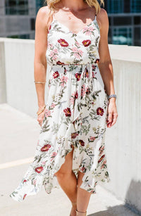 Garden Bloom Printed Maxi Dress