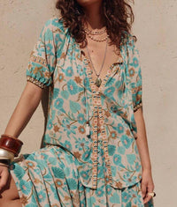 Spell - Goldie Short Sleeve Blouse