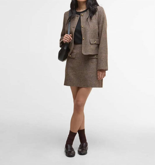 Barbour - Sophia Wool Mini Skirt