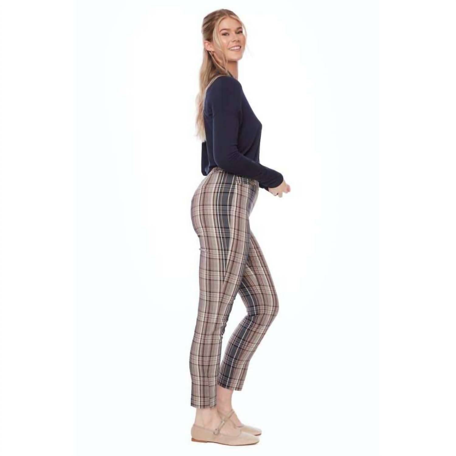 Up! - Waterford Plaid Techno Full Length Pant