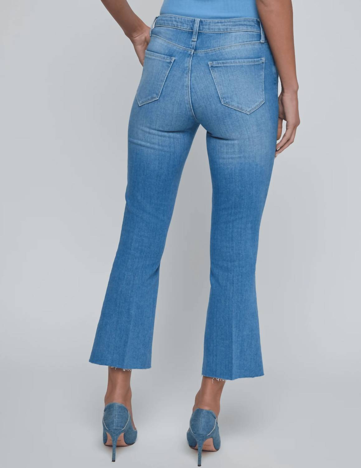 L'Agence - Kendra Crop Flare Jeans