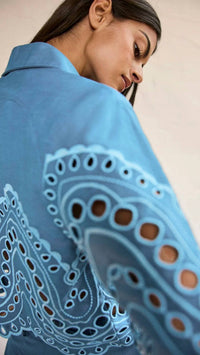 Charo Ruiz - Storm Embroidered Blouse