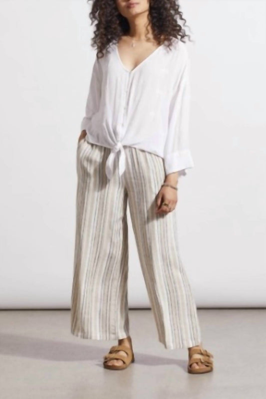 Tribal - Embroidered Palm Tree Blouse