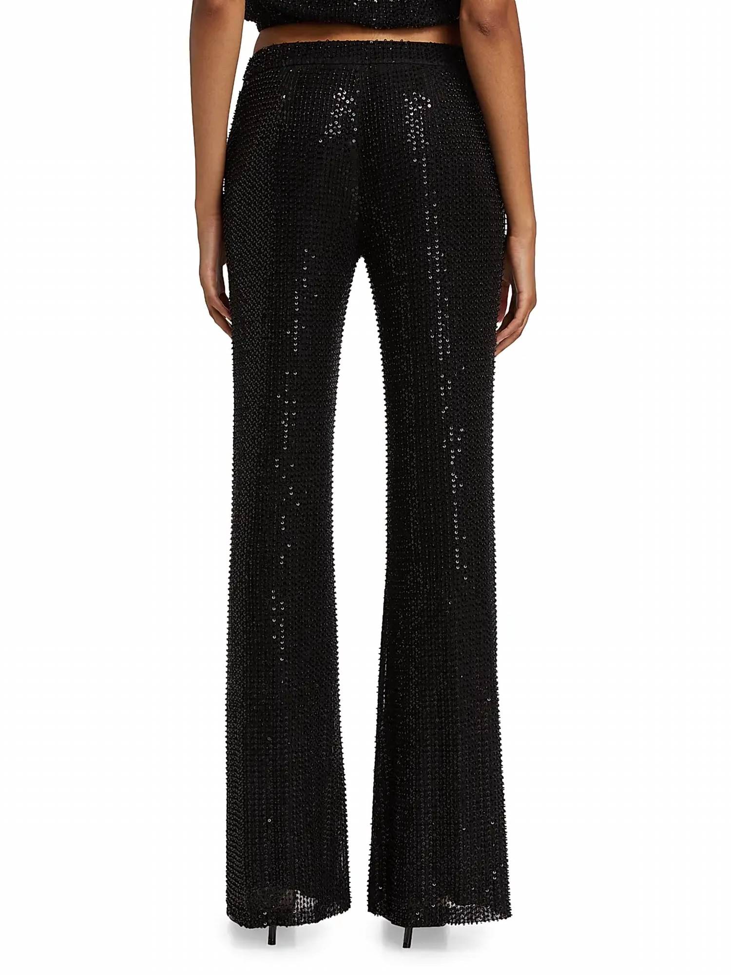 Ramy Brook - Olivian Sequined Straight Leg Pants