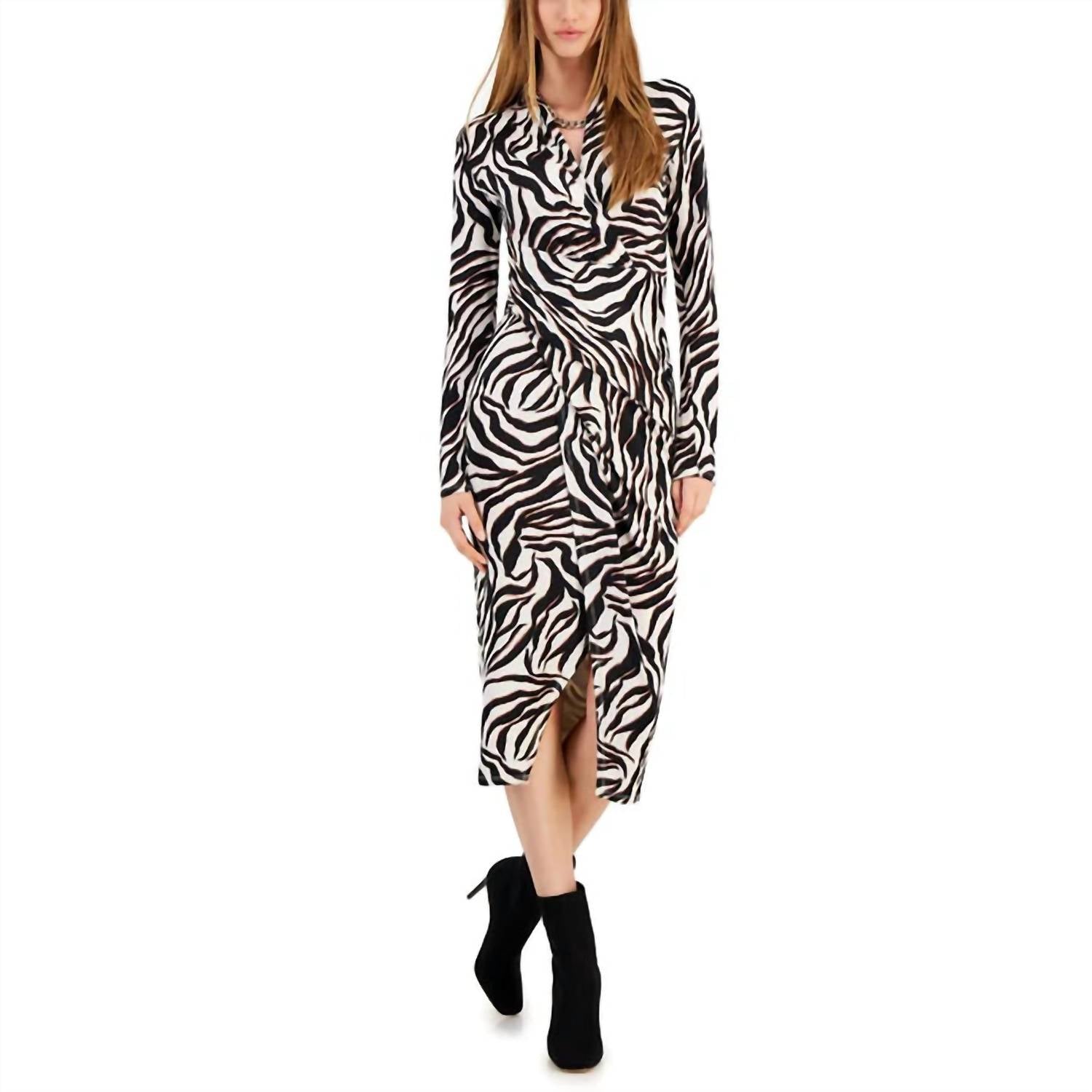 Rachel Roy - Faux Wrap Midi Dress