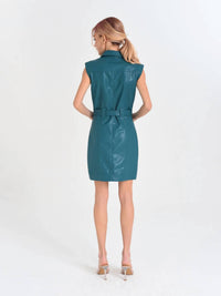 Ciebon - Utility Vegan Leather Dress