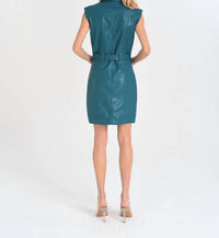 Ciebon - Utility Vegan Leather Dress