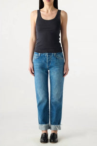 AMO Camryn Straight Leg Jean in magnetic - women's jeans