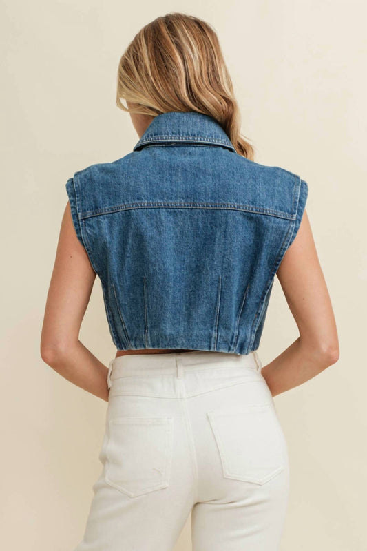 Cloud Ten - Canyon Cutoff Button Up Vest