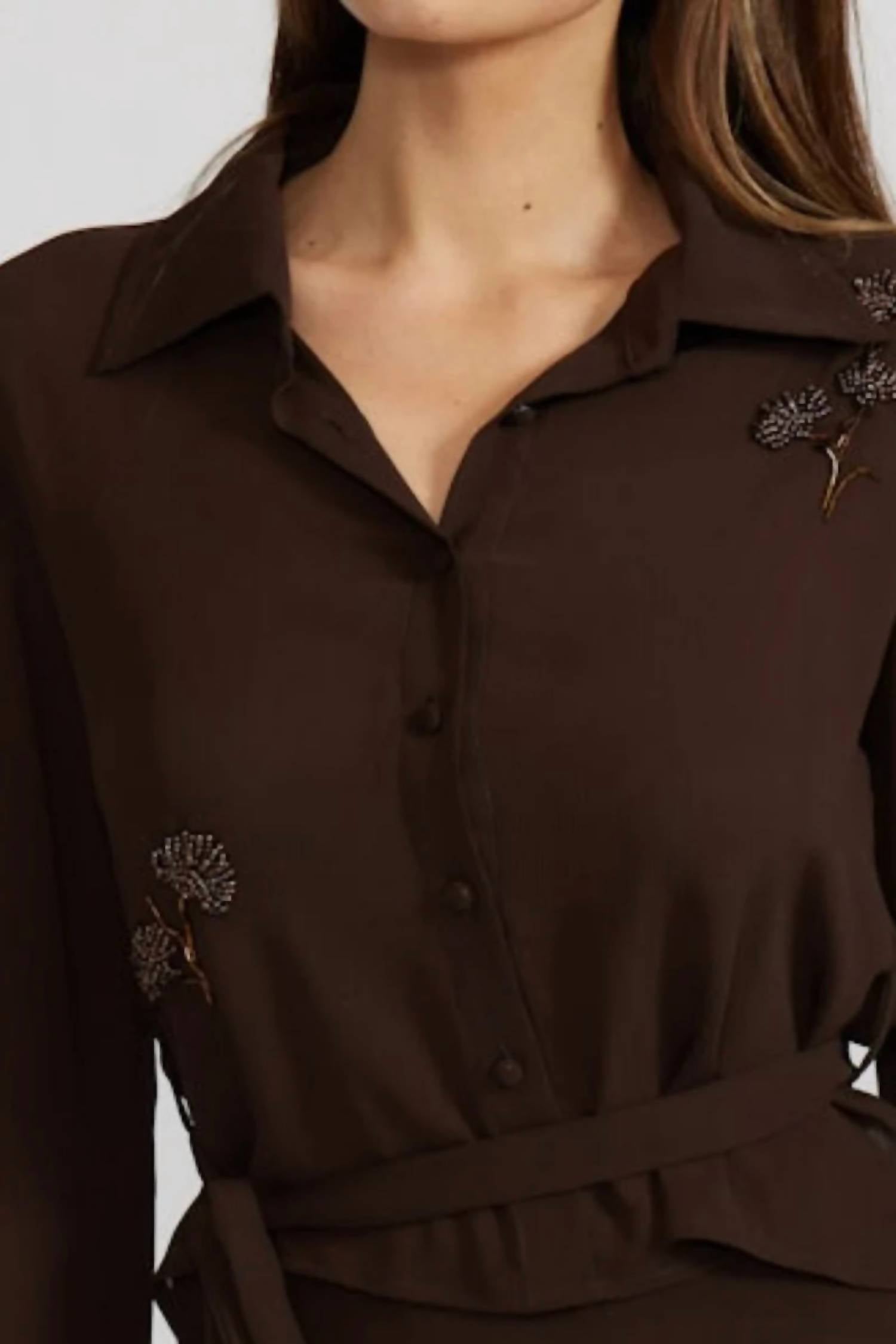 Lucy Paris - Zayn Beaded Top