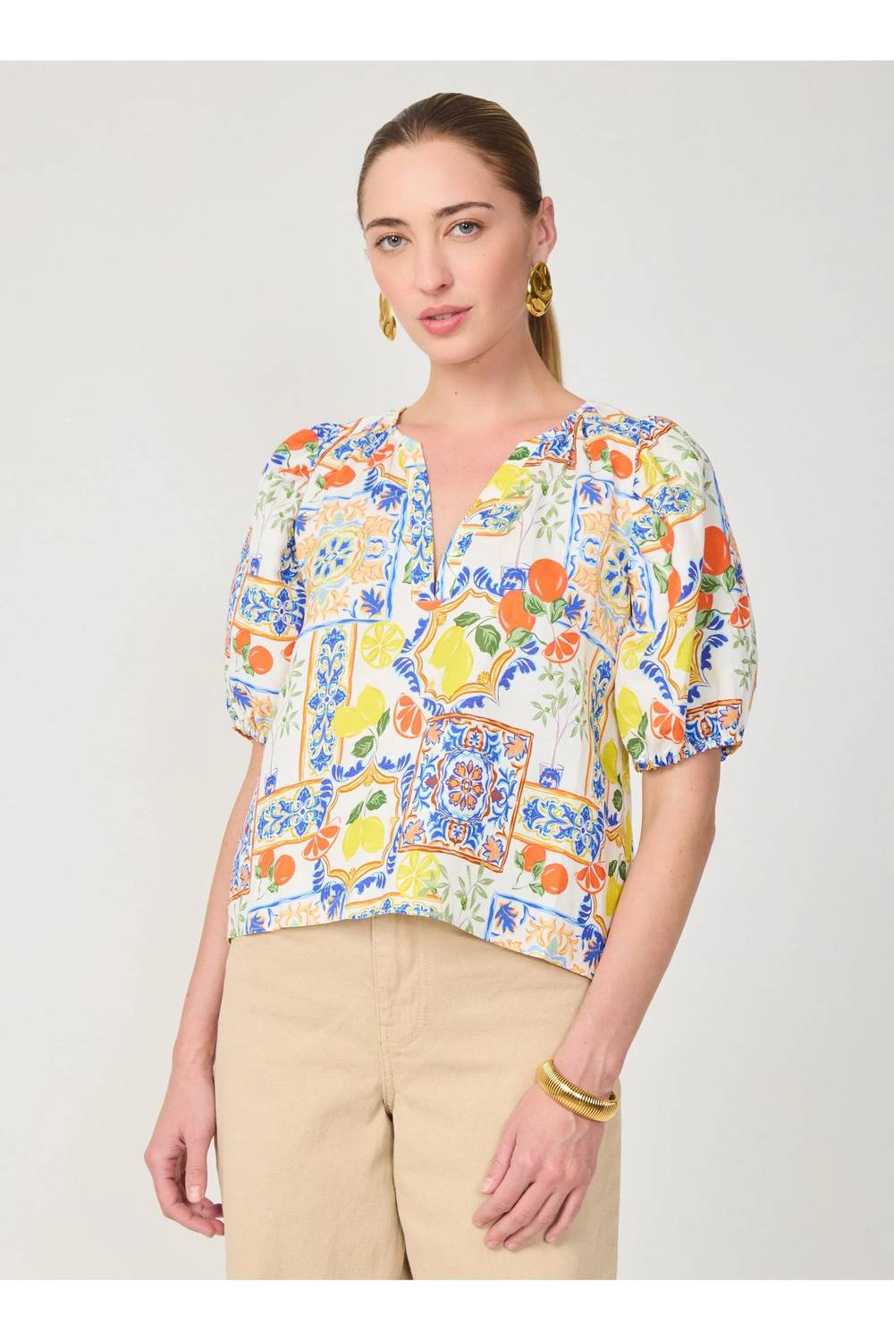 Gilner Farrar - Callie Short Sleeve Blouse