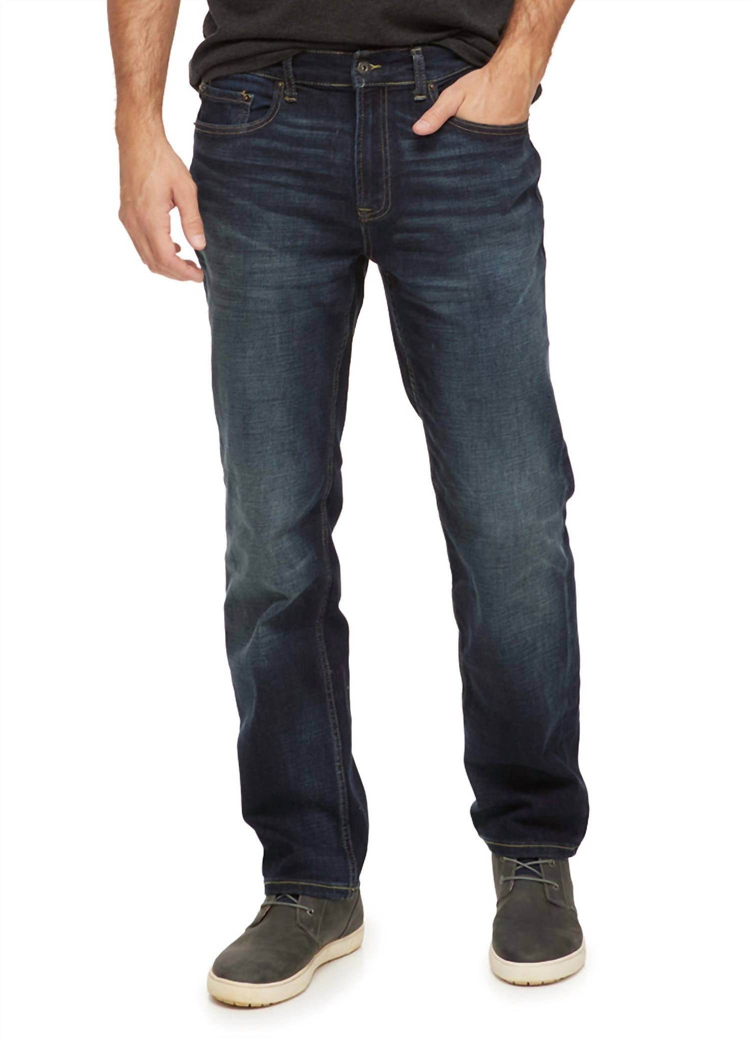 Flags & Anthem Blanton Denim Nash Jeans in dark wash - men's jeans