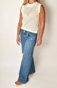 Bishop + Young - Women's Open Weave Shell Top