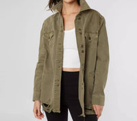 Free People Moonchild Jacket in army - women's jacket