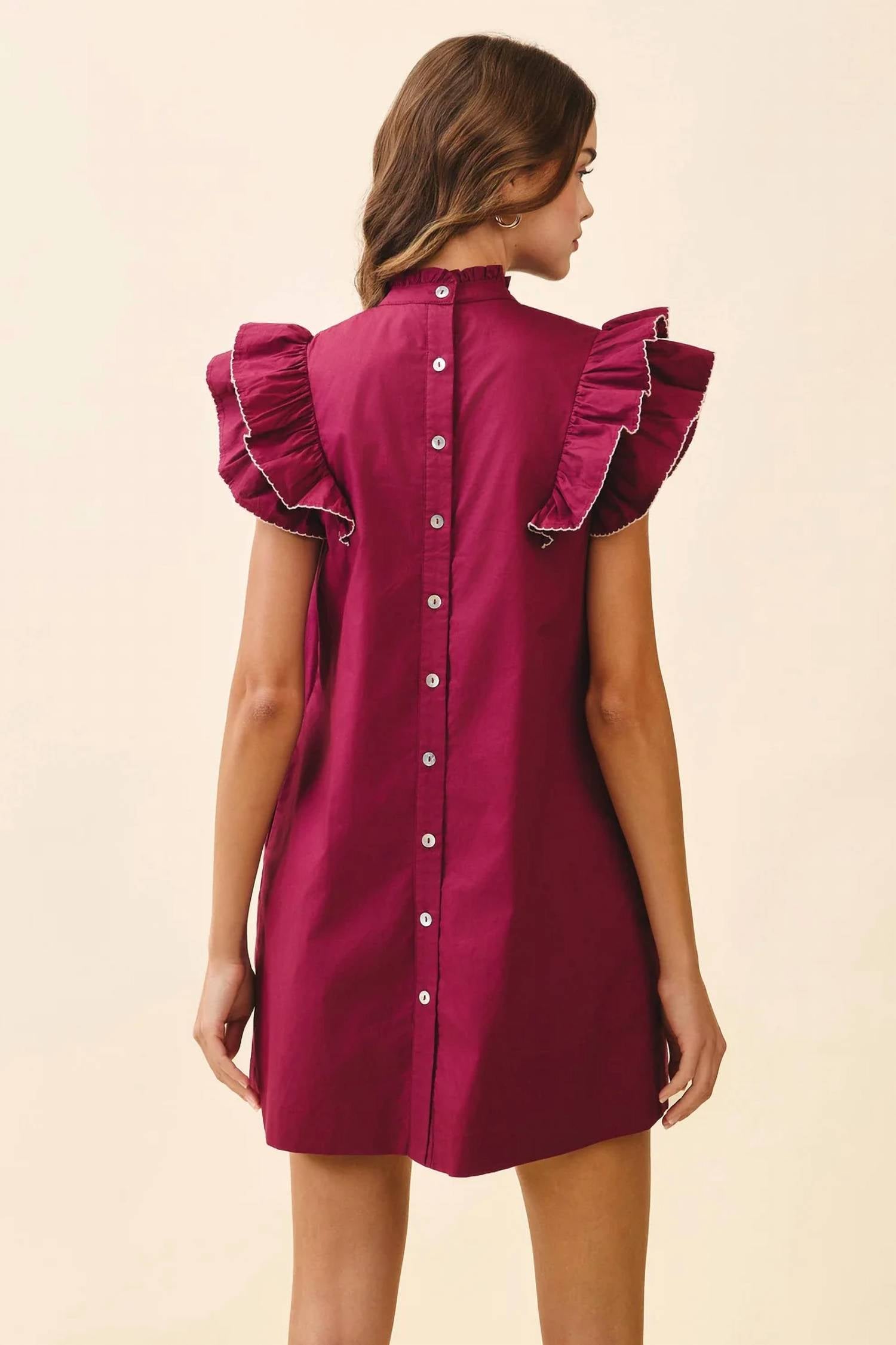 Tcec - Button Down Babydoll Dress