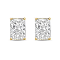 Diana M Jewels - Women's Radiant Lab-grown Diamond Stud Earrings (2.00 Tcw) - Classic
