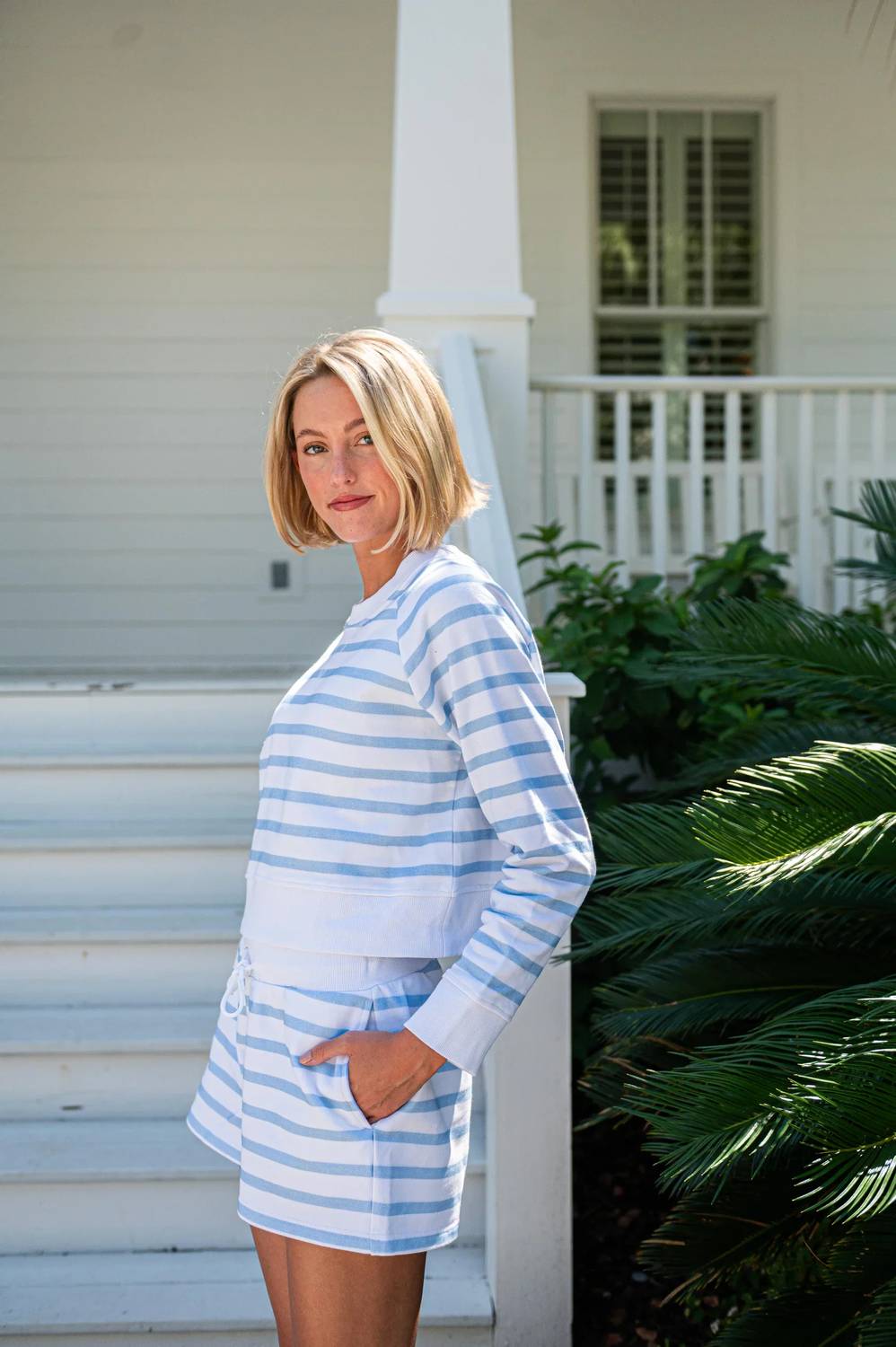 Sail To Sable - Crew Sweater & Short Set