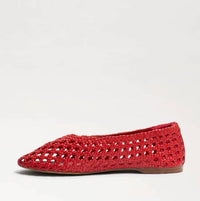 Sam Edelman - Women's Shira Woven Leather Flat Shoes