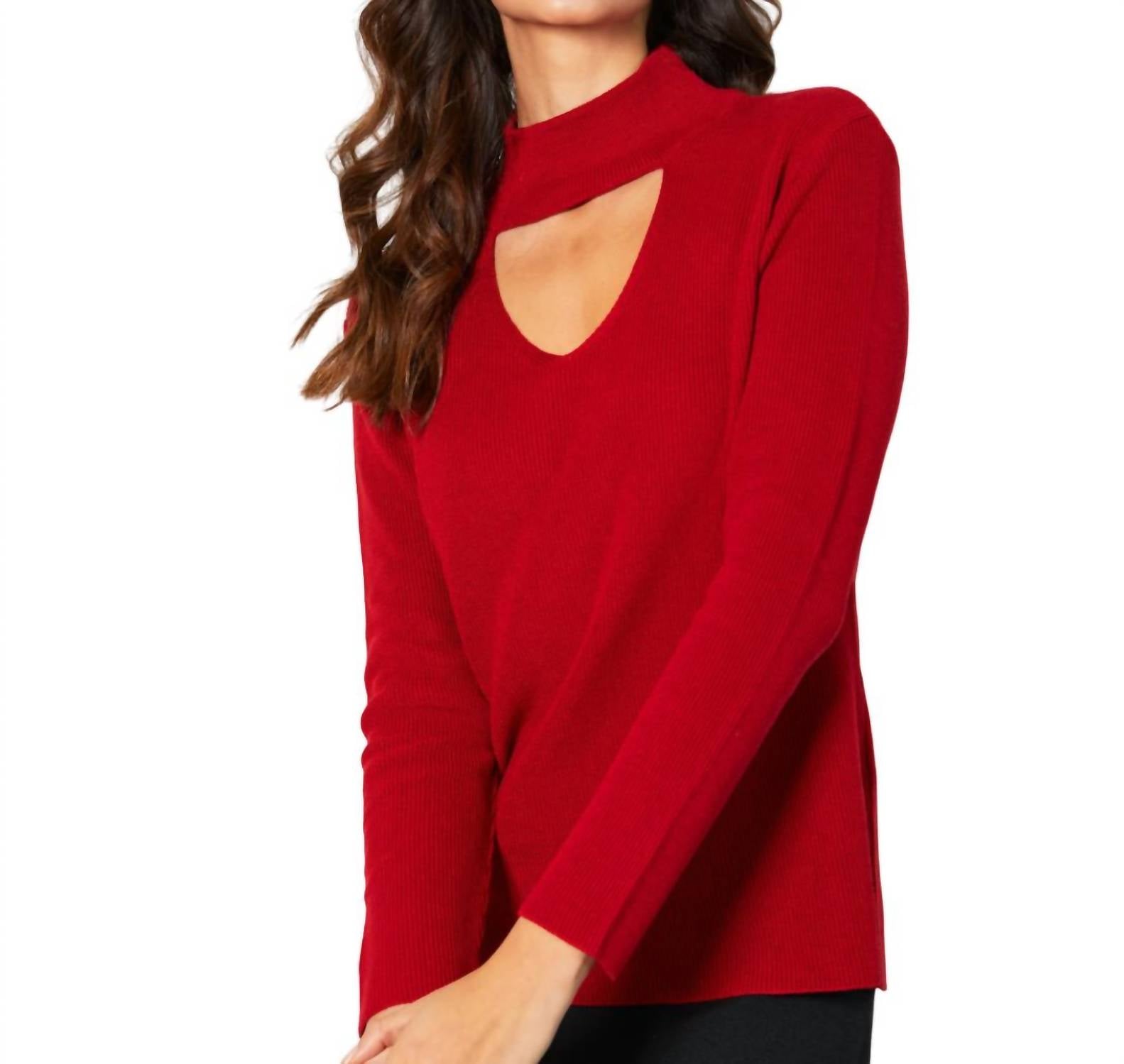 Keyhole Ribbed Top