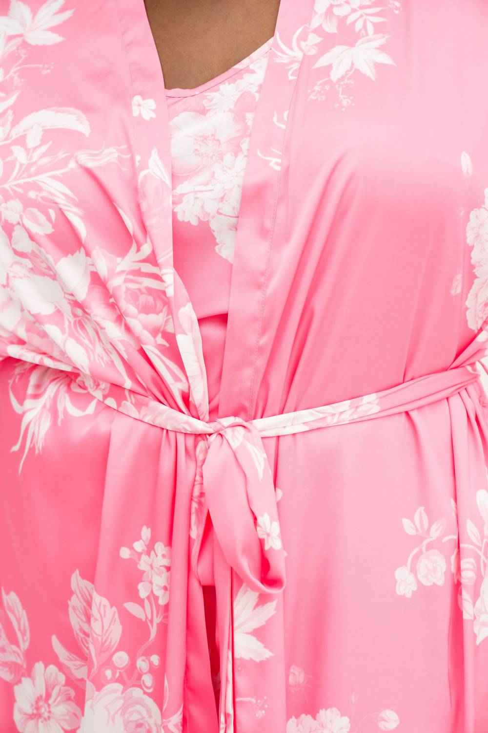 Isayes - Floral Maxi Robe - Plus