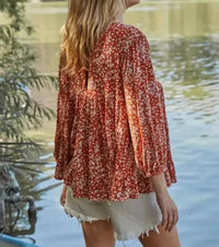 By Together - Balloon Sleeve Tunic Top