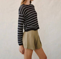 Bella Dahl - Crewneck Bell Sleeved Sweater