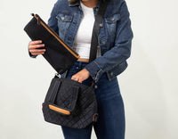 Funky Monkey - Madelyn Quilted Set Pouch Crossbody Bag