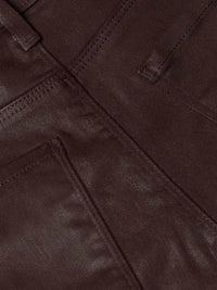 L'Agence Kendra Cropped Jeans in chocolate coated - women's pants - view 5