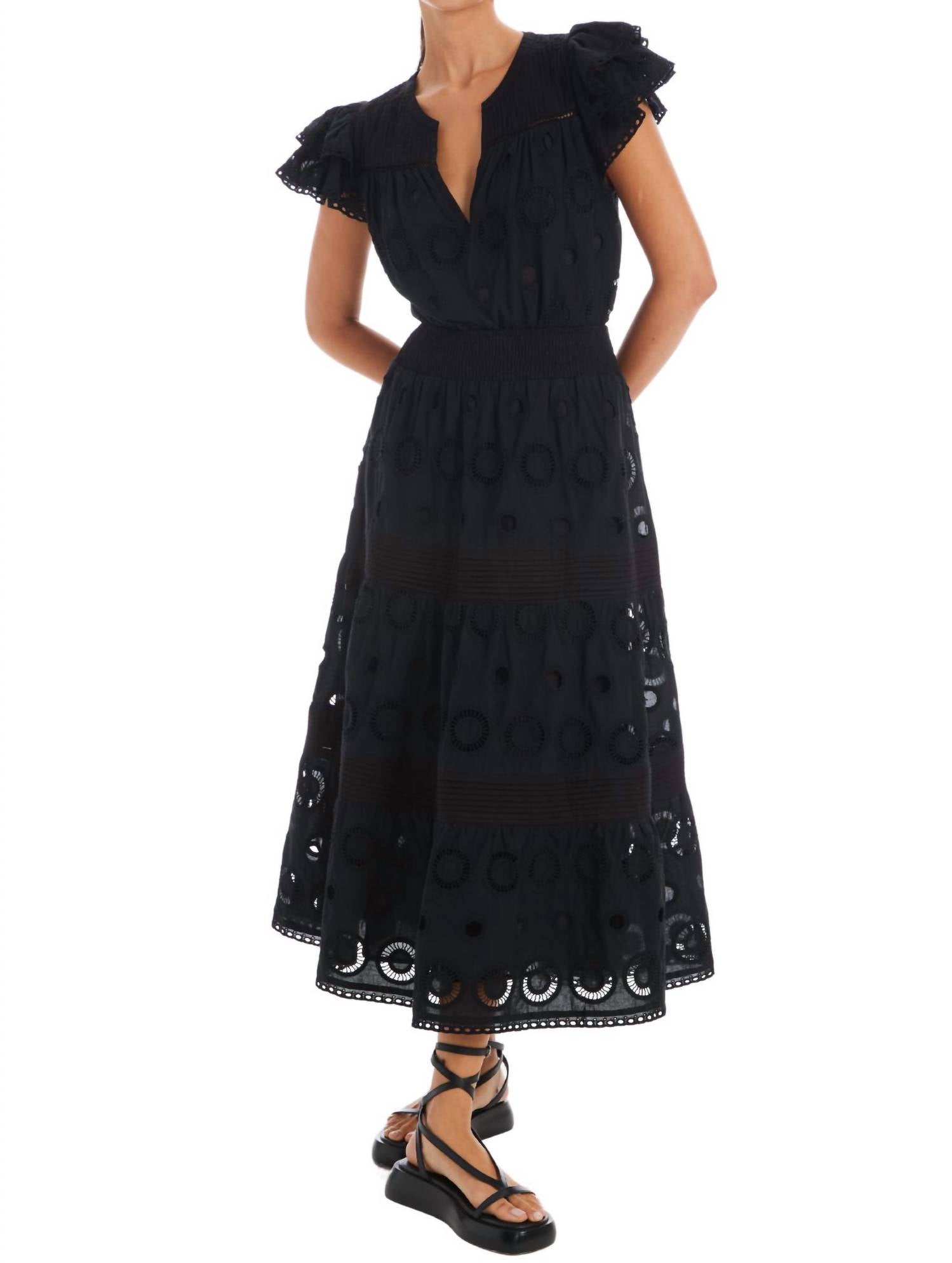 ALLISON NEW YORK LORALAI SKIRT in black - women's skirt