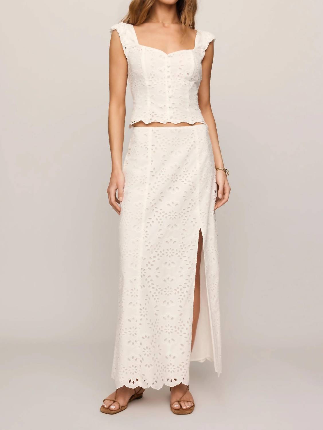 Z Supply - Emrie Eyelet Maxi Skirt