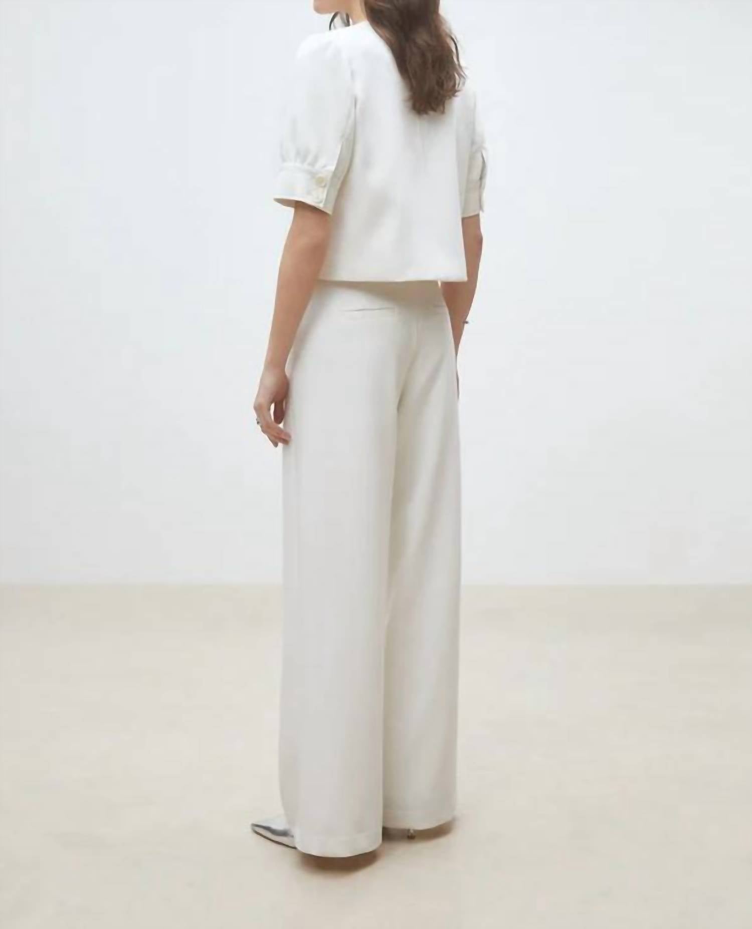 Suncoo - Jewel Wide Leg Flowing Pant