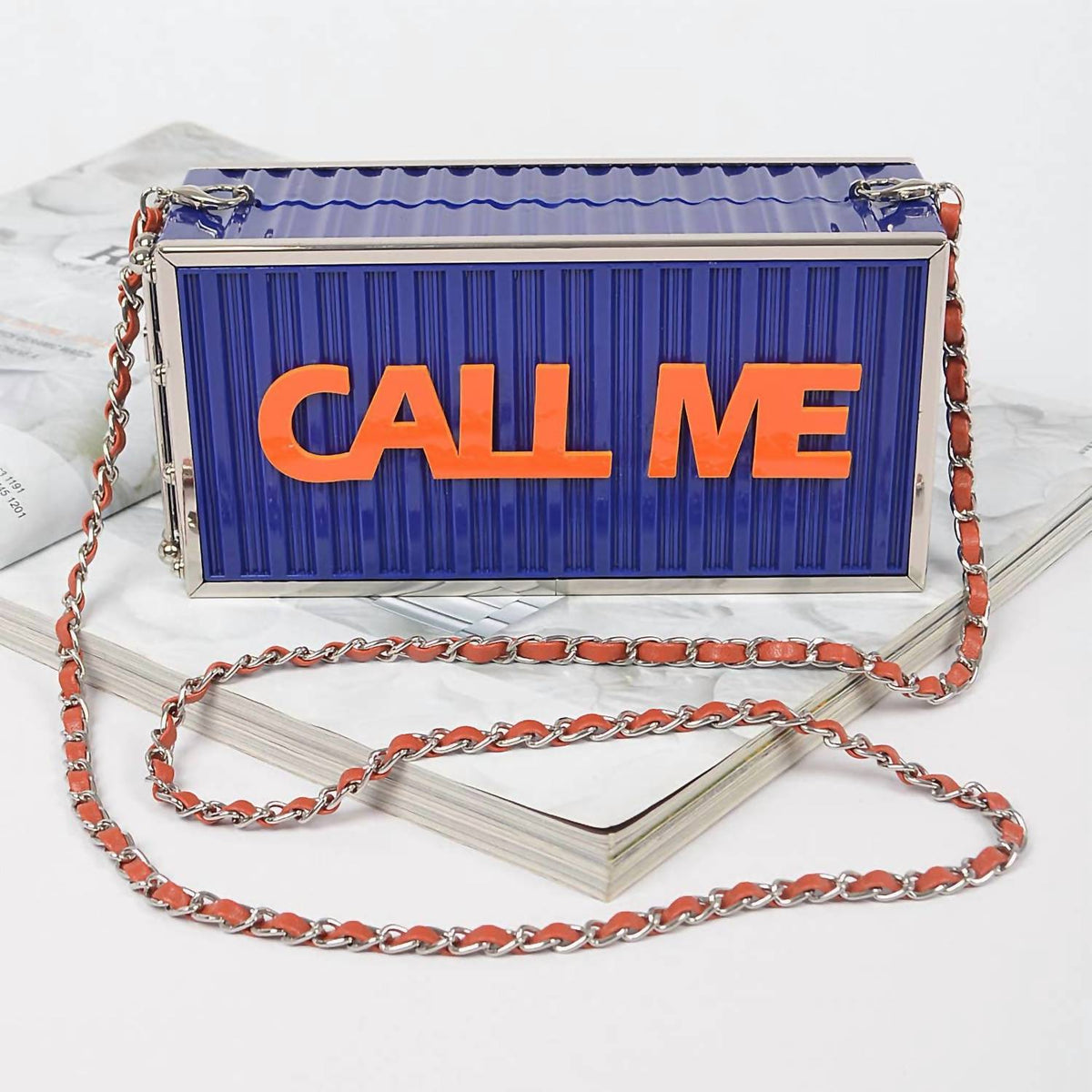3Am By H&D Accessories - Women's Call Me Box Clutch Bag
